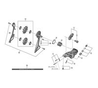 Shimano Spares Bicycle Cycle Bike RD-R9100 Bracket Axle Unit For Normal Type