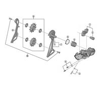Shimano Spares RD-R9150 inner plate