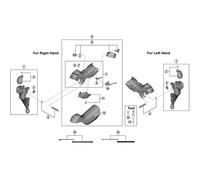 Shimano Spares ST-R7000 left hand bracket assembly