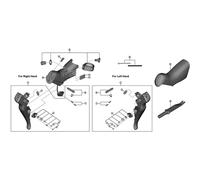 Shimano St-r8050 Right Spare Parts Lever Black One Size Black