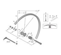 Shimano Spares Bicycle Cycle Bike WH-M8000-TL-29ER Spoke - 300 MM