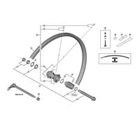 Shimano Spares Bicycle Cycle Bike WH-M8000-TL275 Spoke - 281.5 MM