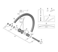 Shimano Spares Bicycle Cycle Bike WH-RS81-C50-CL-F Spoke - 267.5 MM