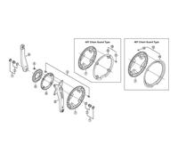 Shimano Spares Bicycle FC-M552 Double Gear Fixing Bolt - Pack Of 4 - M8 X 8.5 MM