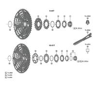 Shimano Spares CS-M9200 sprocket 11T D