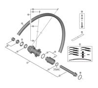 SHIMANO Rear Axle Complete - FH-M678