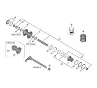 Shimano Spares Cycle Bicycle Bike FH-M9111 Right Hand Cap Unit