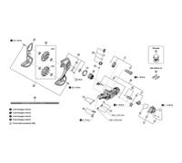 Shimano Spares RD-M9100-GS stabilizer kit unit