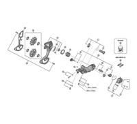 Shimano Spares RD-M9100 outer plate assembly, GS