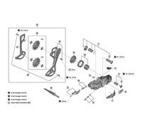 Shimano Spares RD-M9250 outer link bumper unit