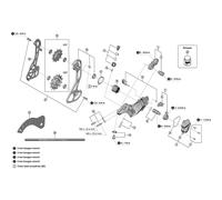 Shimano Spares RD-RX810 outer plate assembly GS