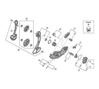 Shimano Spares Bicycle Cycle Bike RD-RX815 Outer Plate Assembly