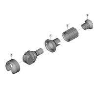 Shimano SW-R9160 fixed shoes and spring, pack of 4