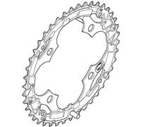 Shimano Acera FC-M361 7/8 Speed Outer Chainring - Black (42T) Size: 42