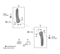 Shimano Spares FC-M8100 crank arm fixing bolt