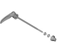 Shimano Spares FH-MT500-B complete quick release, 176 mm