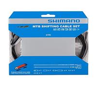 SHIMANO Spares MTB gear cable set for rear only, Polymer coated stainless steel inner, black, One Size, Y01V98112