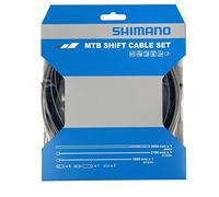 Shimano MTB gear cable set for rear only Black