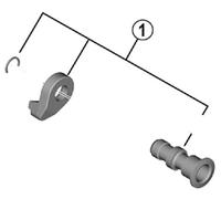 Shimano Spares RD-M8100 bracket axle unit