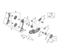 Shimano Spares RD-RX805-GS outer plate assembly, GS