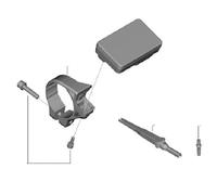 Shimano Spares SPRE SCEN600 stay with nut 35mm