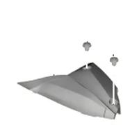 Shimano Spares ST-EF500-L4A Upper cover and fixing screws