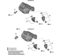 Shimano Spares Bicycle Cycle Bike SW-M9250-R/IR Lever Unit X Black