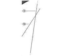 Shimano Spares WH-R9270-C36-TU-F left hand spoke, 285 mm