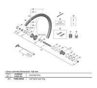 Shimano Spares WH-R9270-C50-TU-R left hand seal ring