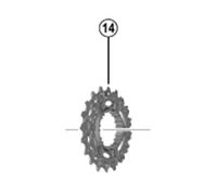 Shimano Sprocket Unit 17-19 Teeth