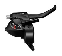 SHIMANO ST-EF41 EZ fire Plus STI Set for V-Brakes, 3x6 Speed, 2-Finger Lever, Black