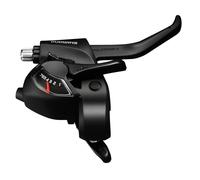 SHIMANO ST-EF41 EZ fire Plus STI Set for V-Brakes, 3x6 Speed, 2-Finger Lever, Black