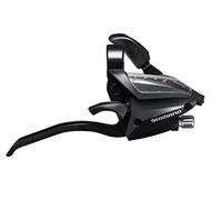 SHIMANO ST-EF500-4 Bicycle Shift/Brake Lever Set - 3 x 7 Speed, EZ-Fire Plus, 4F-Alloy, for V-Brake - Black - ESTEF5004PV7A3