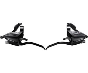 Shimano St-Ef500-4 Bicycle Shift/Brake Lever Set - 3 X 8 Speed Ez-Fire Plus | 3 X 8 Speed, Ez-Fire Plus, 4F-Alloy, for V-Brake