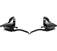 Shimano St-Ef500-4 Bicycle Shift/Brake Lever Set - 3 X 8 Speed Ez-Fire Plus 4F-Alloy for V-Brake Black