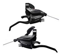Shimano Altus ST-EF500 EZ fire plus STI set, 2-finger lever, 3 x 7-speed, black
