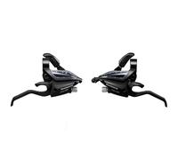SHIMANO ST-EF500 EZ Fire Plus STI Set 2-Finger Lever 2 x 8 Speed Black 8 Speed Bike Shifter Set