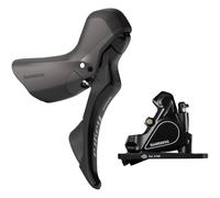 Shimano ST-R4020 Tiagra STI Bled With BR-RS405 Flat Mount Calliper - R