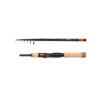 SHIMANO STC AX Mini Tele Spinning, 1.80 m, 3-14 g, 10 Pieces, Telescopic Travel Fishing Rod