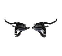 SHIMANO 3 x 8 V Black Shifters for Bicycles, Adults, Unisex, Multicoloured, One Size
