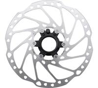 Shimano Rt-em600 Cl External Brake Disc Silver 203 mm 203 mm Silver / Black