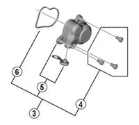 Shimano Tapa Cierre Cambio - RD-M9100 Bike Derailleur Component
