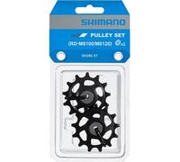 Shimano XT M8100 Tension & Guide Pulley Jockey Wheels - Black / 12 Speed Black