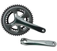 SHIMANO Tiagra 10-Speed Double Road Bicycle Crank Set - FC-4700 | Tiagra FC-4700 165mm 50/34t Road Crankset 10 Speed Aluminum