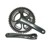 Shimano Tiagra 4700 10s Crankset Black 170 mm / 50/34t 170 mm Black / Silver