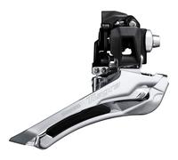 Shimano Tiagra Fd-r4000 Front Derailleur Silver 2 x 11s 2 x 11s Black / Silver