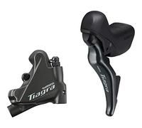 Shimano Tiagra ST-4725 Tiagra 2-speed short reach STI bled with BR-4770 calliper, left rear