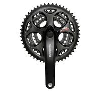 SHIMANO A073C Chain Set - Black, 50/39/30 Teeth/Small