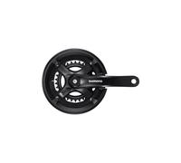 Shimano Tourney/TY FC-TY501 chainset 46/30, double, 7/8-speed, 170 mm, with chainguard, black