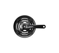 Shimano Tourney Mountain Bicycle Crank Set - FC-TY501 | Tourney FC-TY501 170mm Crankset for MTB, 6/7/8-Speed, Riveted